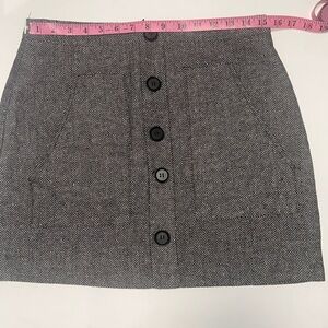 A-Line Mini Skirt Herringbone/Tweed Papermoon